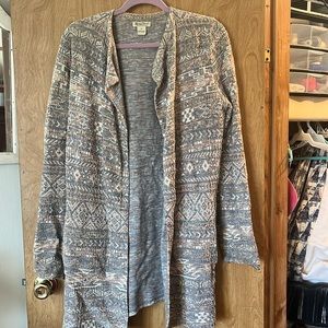 Lucky Brand boho western sweater